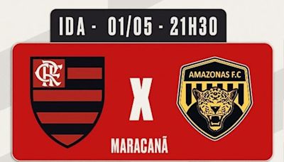 Flamengo x Amazonas ao vivo: horário e onde assistir à Copa do Brasil hoje