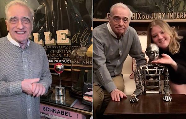 Martin Scorsese Shares Glimpse Inside His New York City Home, Including Movie Posters and Director's Chair