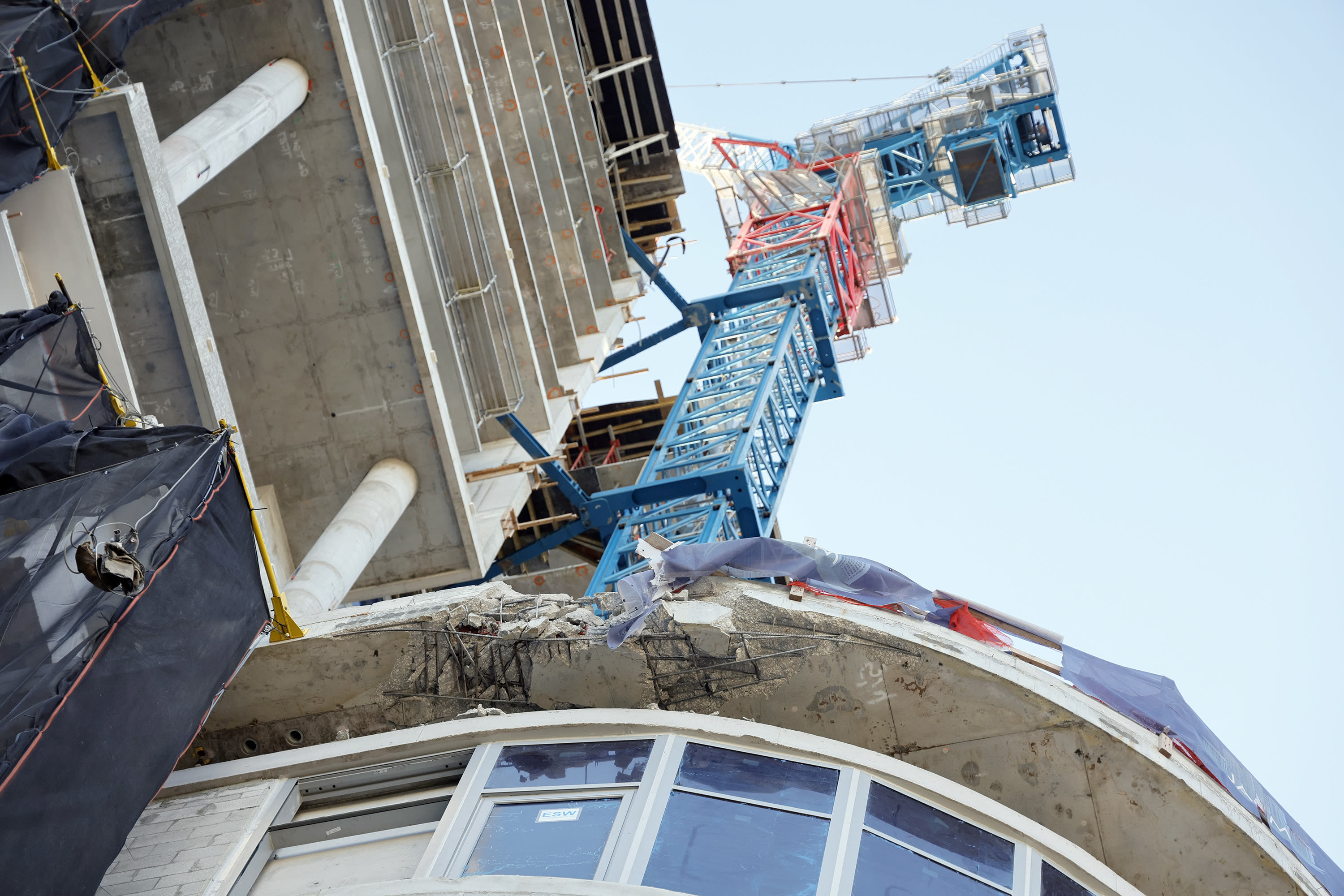Too close for comfort? Tower where crane fell was controversial before it even broke ground