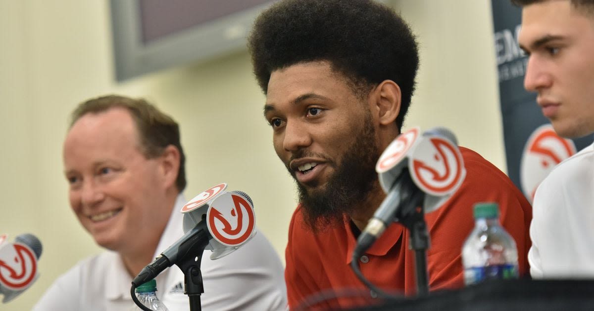 Someone missing as Atlanta Hawks introduce DeAndre' Bembry