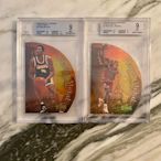 1998-99 METAL UNIVERSE PLANET METAL MICHAEL JORDAN & KOBE BRYANT 喬丹 科比 BGS 9 鑑定卡