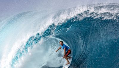 Olympic surfers take on one of the world’s deadliest waves at ‘the place of skulls’