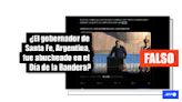 Video con chiflidos a gobernador argentino está editado; en la transmisión oficial hay aplausos