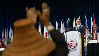 Poilievre confront him about Harper’s legacy during debut speech to AFN