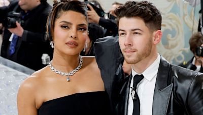 Priyanka Chopra and Nick Jonas Nail Wedding Guest Chic in Sweet PDA Photos