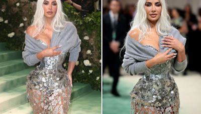 Kim Kardashian shocks fans with her TINY waist at Met Gala