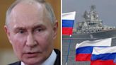 Vladimir Putin masses terrifying armada as '1,100 Russia slaughtered in one day'