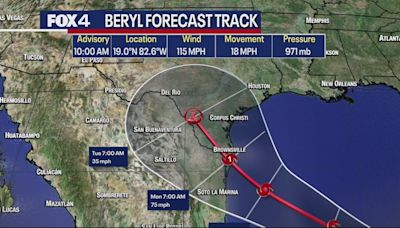 Hurricane Beryl tracker: Landfall in Texas next week looking more likely