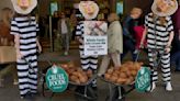 Britain Whole Foods Market Protest