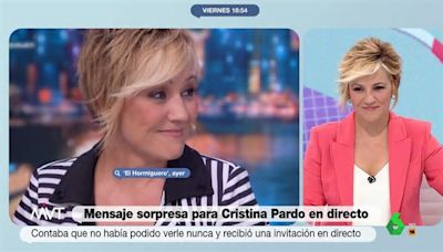 Cristina Pardo, al borde de las lágrimas al recibir una invitación al tenis de la hermana de Rafa Nada: "¡Sí a todo!"