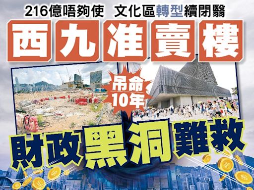 東方日報A1：西九准賣樓吊命10年 財政黑洞難救