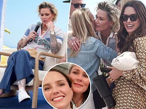 Sophia Bush plays supportive Instagram girlfriend for Ashlyn Harris during Cannes Lions chat