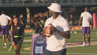 Former NFL Pro Bowl QB Vick headlines the 2nd MEAC Girls of the Gridiron Flag Football Clinic