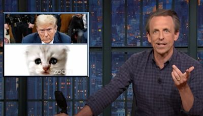 Seth Meyers Is Convinced Trump Might Actually Be a Cat | Video