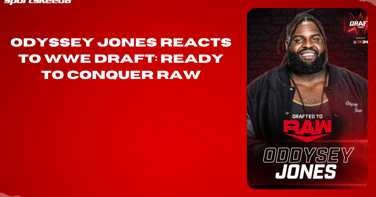 Odyssey Jones Reacts to WWE Draft Ready to Conquer RAW #OdysseyJones #RAW #WWE