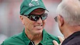 Tulane head coach Willie Fritz pays a visit to Saints practice