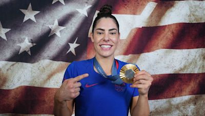 Kelsey Plum Gave Her Olympic Gold Medal to Her Mom: ‘She’d Keep It a Lot Safer Than I Would’ (Exclusive)