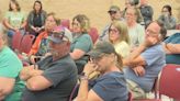 Locals express emotions and concerns in town hall amid ongoing Lineage Logistics fire