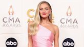 Kelsea Ballerini Sparkles in Bejeweled Bow Heels for CMA Awards 2023 Red Carpet