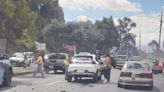 Conductor se dio a la fuga tras siniestro en la avenida Simón Bolívar, en Quito