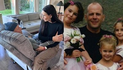 Las emotivas fotos con las que Demi Moore felicitó a Bruce Willis