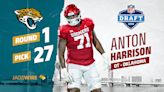 Anton Harrison selected No. 27 overall by the Jacksonville Jaguars in the 2023 NFL Draft