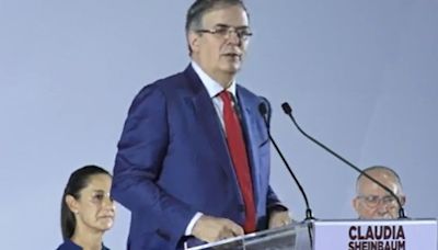 Marcelo Ebrard, futuro secretario de Economía da mensaje de agradecimiento a Sheinbaum; “El objetivo es cumplir con el pueblo”