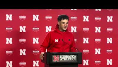 WATCH: Nebraska Football Quarterback Dylan Raiola Postgame; Cornhuskers Top UNI Panthers