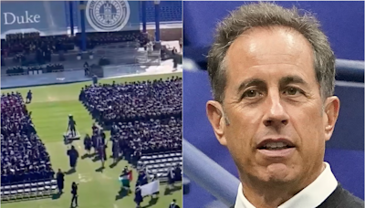 Students walk out on Jerry Seinfeld’s speech as commencement ceremonies disrupted around the country