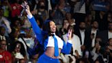 Megan Thee Stallion performs at Kamala Harris rally