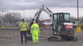 Students gets hands-on experience learning about construction industry