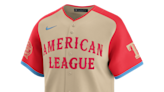 Take a look at the National and American League All-Star uniforms