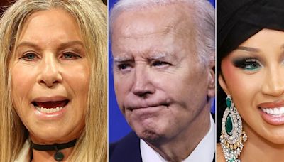 Hollywood Democrats, Biden-Skeptical Celebrities React To His Decision To Drop Out