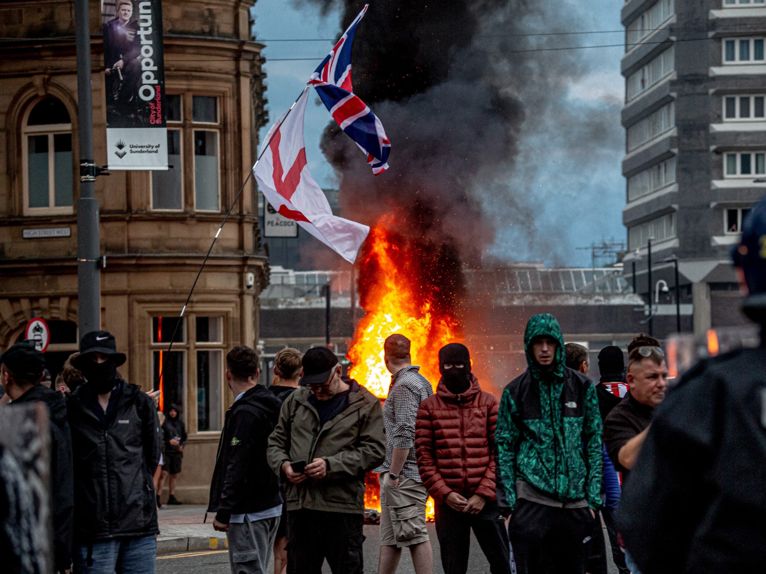 Far-right riots continue to sweep the UK following fatal stabbings at a children's dance class