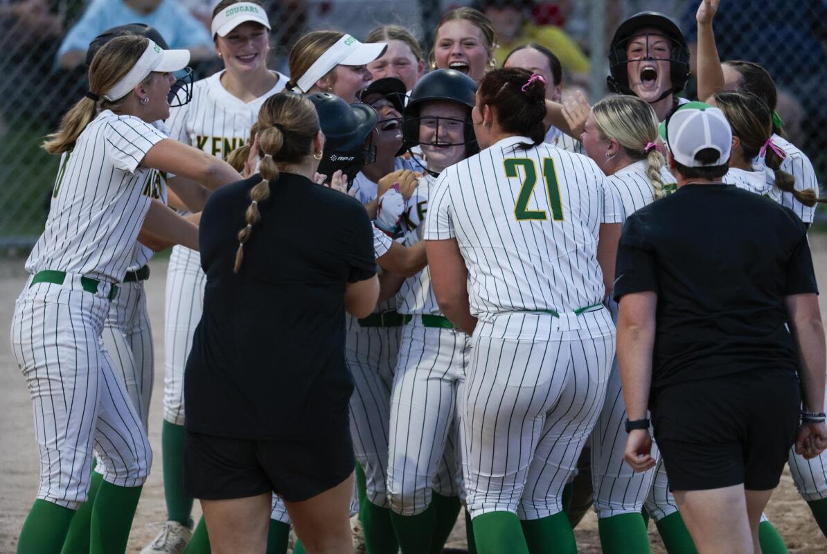 Lily Knutson’s great escape, Cara Crock’s home run send Kennedy past Linn-Mar