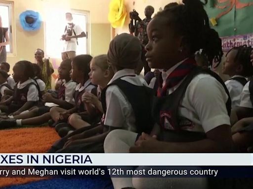 Harry and Meghan 'attempting to rebrand' with Nigeria trip, Robertson claims