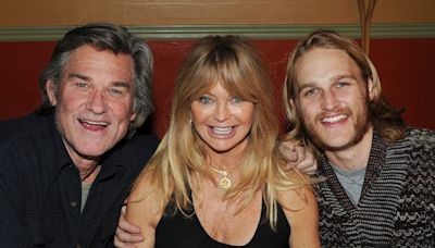 Goldie Hawn and Kurt Russell's only son Wyatt surrounded by family on extra poignant day