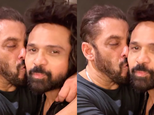 Salman Khan Kisses Himesh Reshammiya In Unseen Video From Iulia Vantur's Birthday Bash. WATCH