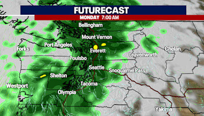 Seattle weather: Rain and upper 60s returns Monday