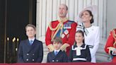 Amid Pouring Rain, the Sun Shines Through During Trooping the Colour as Royal Band Plays "Over the Rainbow" in What Felt...