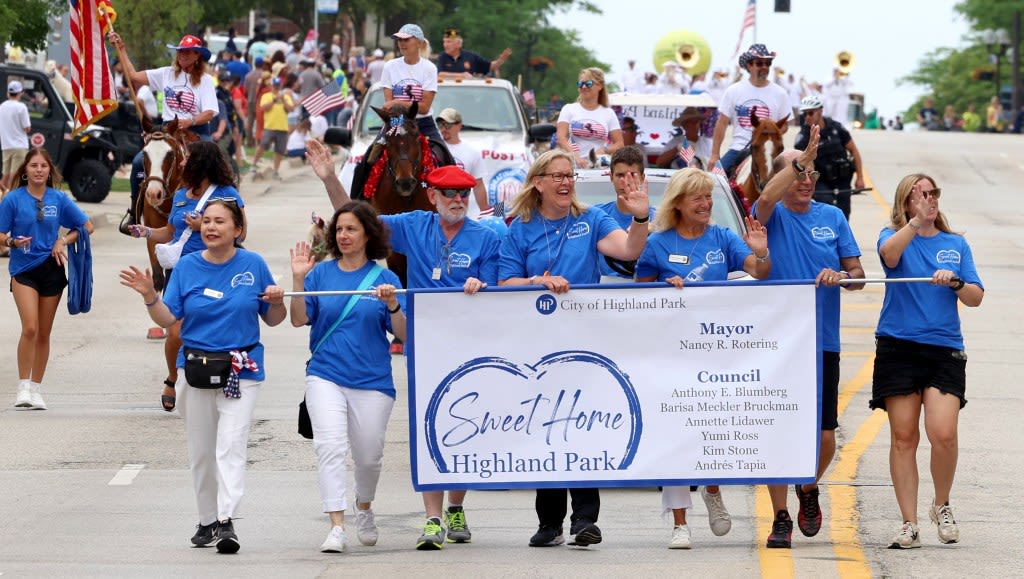 Highland Park marches in first July Fourth parade since mass shooting