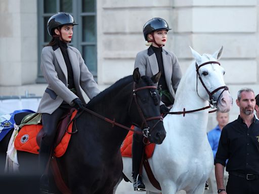 Gigi Hadid and Kendall Jenner walk the runways on horseback as stars descend on Paris for Vogue World