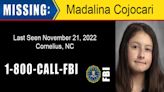 ‘1-800-CALL-FBI.’ New billboards for missing Cornelius girl Madalina Cojocari pop up across North Carolina