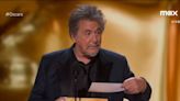 Premios Oscar 2024: el error de Al Pacino en el momento más esperado de la ceremonia