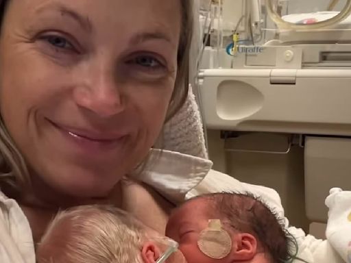Bachelor's Sarah Herron welcomes TWINS a year after losing IVF baby