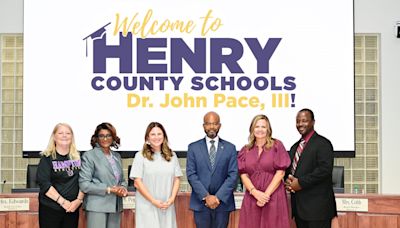 Henry County school board unanimously confirms new superintendent, Dr. John Pace III