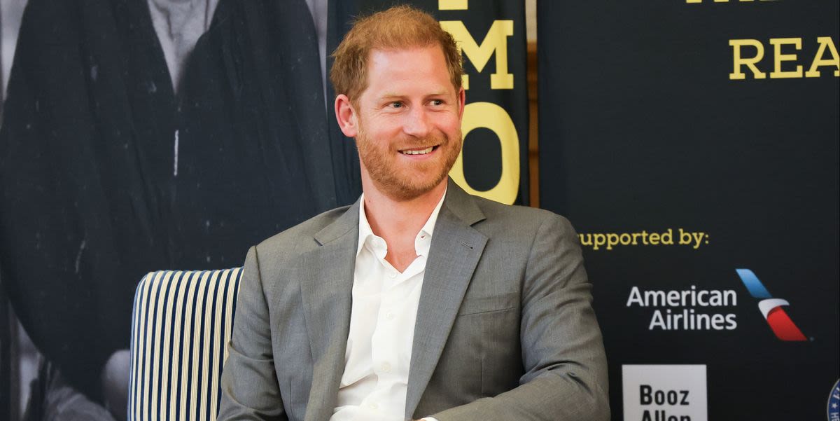 Prince Harry Makes Cheery Appearance in London for Invictus Games Celebration