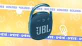 Pendant les soldes, la mini enceinte Clip 4 de JBL est à moitié prix