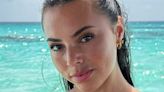 Paige Thorne stuns in tiny orange bikini during Zanzibar getaway