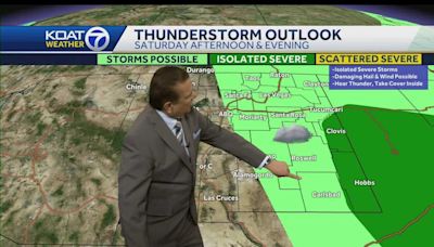 Warm and dry with holiday weekend wind increases for New Mexico